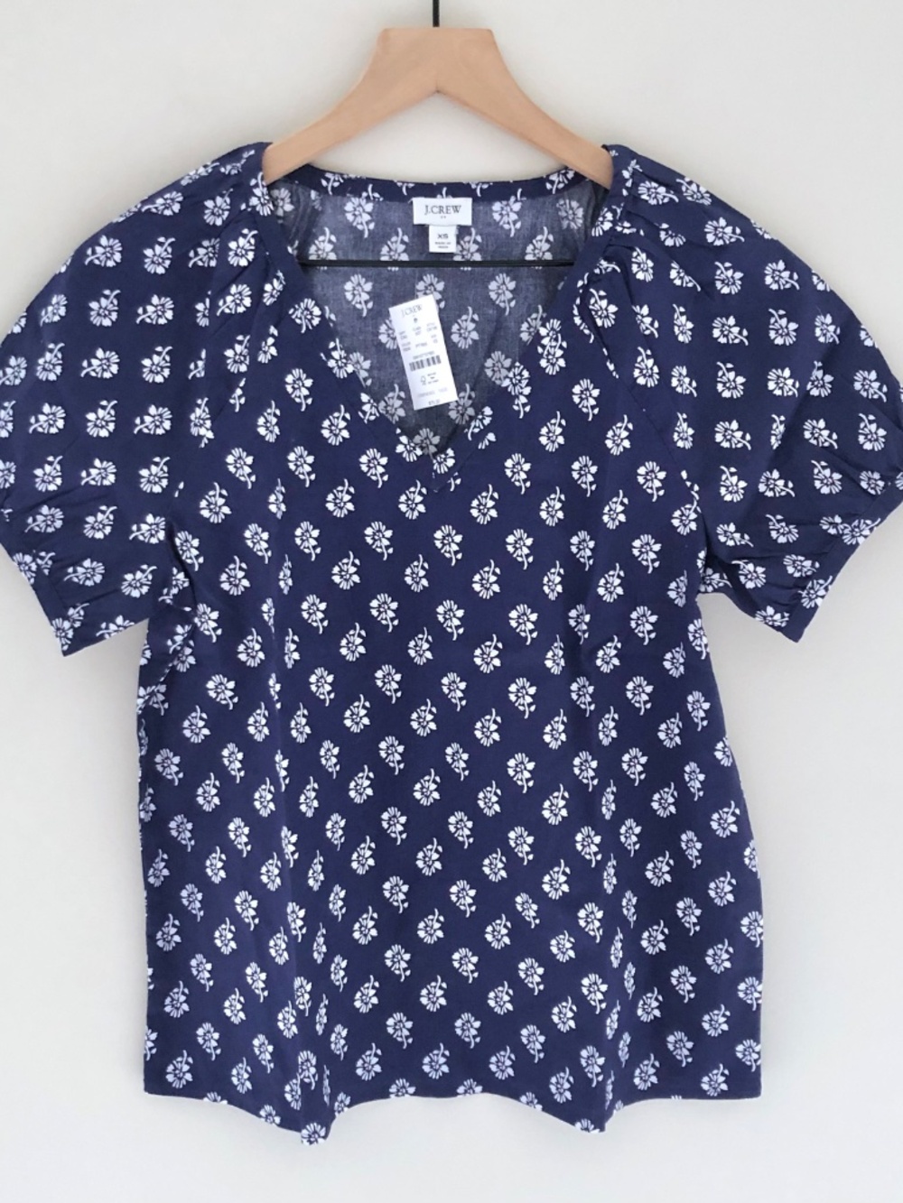 NWT J.Crew Factory Cotton Poplin Top